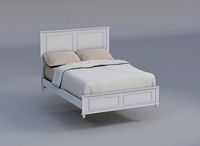 Captivating Queen Wooden Bed White