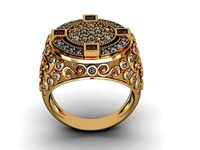 Faberge  Diamond Ring 3D print model  | 3D