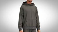 Men Zip-up Hoodie - Mock-neck