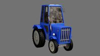 Low Poly Tractor