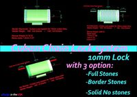 10 mm Cuban chain lock system with 3 models alternatives | 3D
