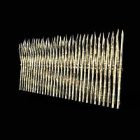 BAMBOO PALISADE WALLS FENCE SURVIVAL FORT GUARD AAA CONSTRUCTION