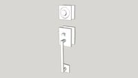 Schlage 1720094 Century Handleset