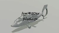 Helicopter OH1 Ninja for 450 fuselage x220 y220 Z400 | 3D