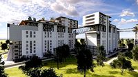 Apartment-residential complex design 3D model
