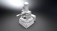 Phalanx CIWS Scale model | 3D