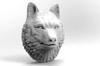 Wolf head  | 3D