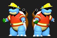 Blastoise Statue from pokemon unite stl | 3D