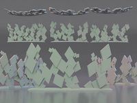 prismatic blurrycade | 3D