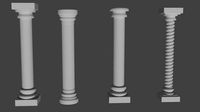Ancient greece column | 3D