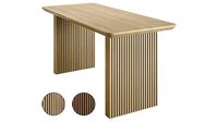 63 Rectangle Dining Table by Homary