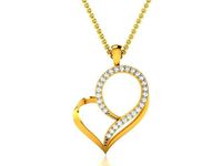Women Heart Pendant 3dm STL OBJ FBX Render Details | 3D