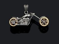 Motorcycle chopper pendant 3d | 3D