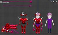 Reda Piscis Austrinus - Saint Seiya - Bripo Cubes version