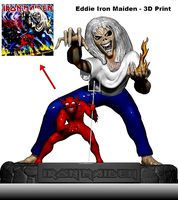 Eddie Iron Maiden CD cover  3D PRINT | 3D