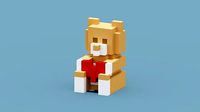 Voxel Bear Love