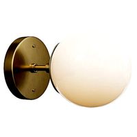 Nova Sconce with Opal Shade