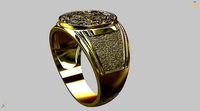 Saint Benedict Ring | 3D