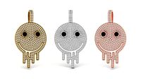 Happy Melting Face Pendant Emoji | 3D