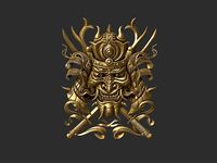 sumurai head | 3D