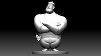 Cartoon Ukrainian cossack | 3D