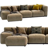Cassina Mex Cube Chaise Longue Sofa