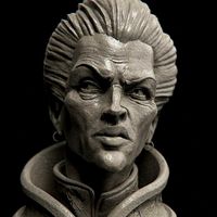 Old Lady Bust for 3D printing | 3D