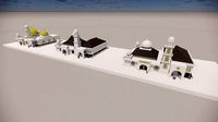 Mosque 3d model-tree Mosque