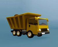 Toon dump truck