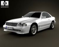 MercedesBenz SLclass R129 2002 3D Model