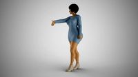 Woman Extend Handshake | 3D