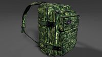 Military Bag - Low Poly - Game Ready
