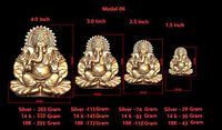 Ganesh Ji Model 06 Light Weight  Models in All Sizes  | 3D