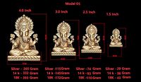 Ganesh Ji Model 05 Light Weight  Models in All Sizes  | 3D