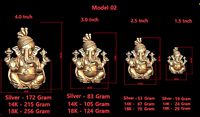 Ganesh Ji Model 02 Light Weight  Models in All Sizes | 3D