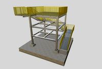 Steel Structure-Tsunami Evacuation Tower-Type-1