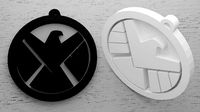 Chaveiro Agentes da Shield | 3D
