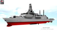 Type 26 City Class Frigate 3D print model | 3D