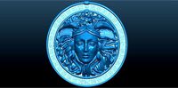 Medusa 3D model with meander | 3D