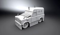 Land Rover RUC APC Scale model | 3D