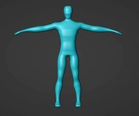 Rigged Man Character