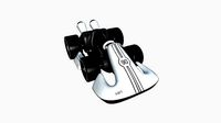 Cartoon Kart D10 White - Vehicle Racing Design