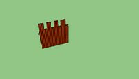 Medieval palisade