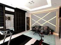 exercise room-Gym room 3d model