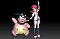 Pokemon Johto Gym Leader Whitney | 3D