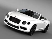 Bentley Continental GTC V8 2013 3D Model