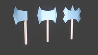 Low Poly Axe