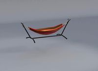 Classic Stripe Double Outdoor Hammock with Stand