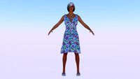 Woman in a Dress 022