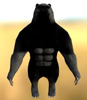 Low-poly fairy Bear